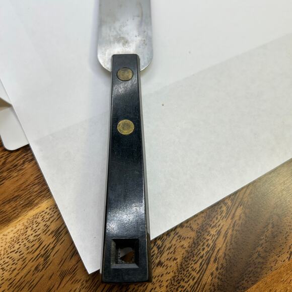 Vintage Wisehold Icing Spatula Utensil Stainless Steel Black Handle USA - Picture 3 of 9